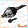Demi-Arbre de Transmission gauche pour AUDI | NPW-AU-033, 645ST87